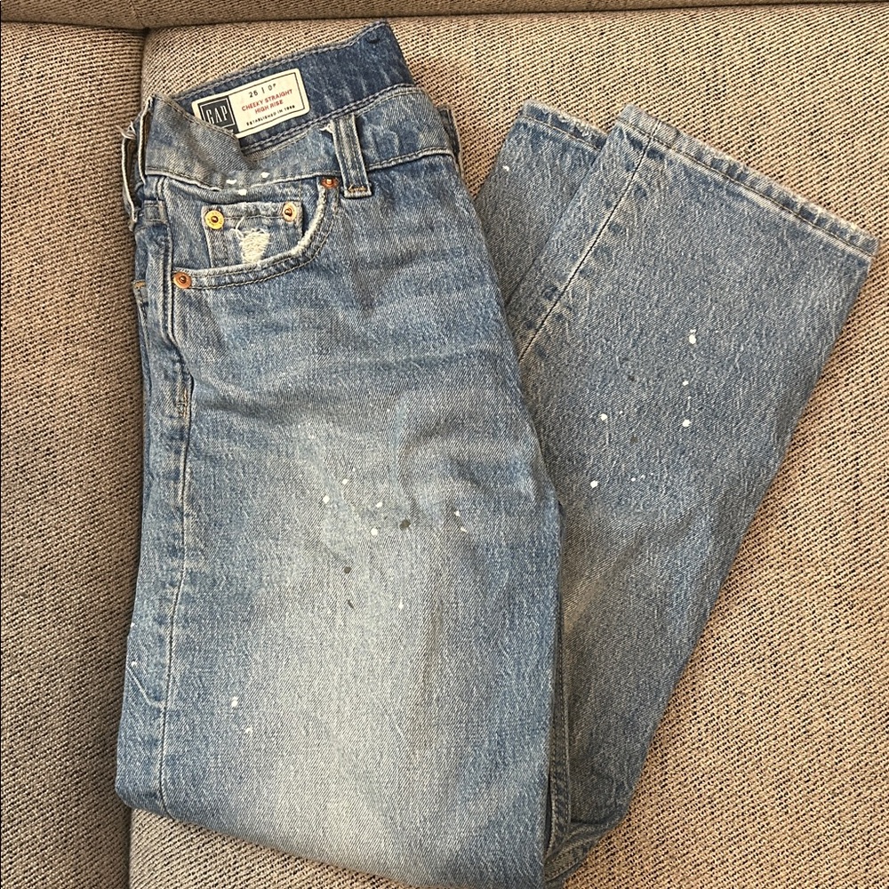GAP Light Blue Straight Leg Jeans